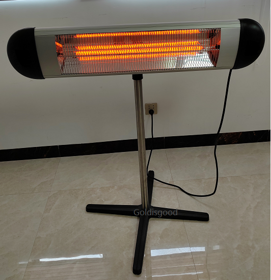 Distance between patio heater and ceiling